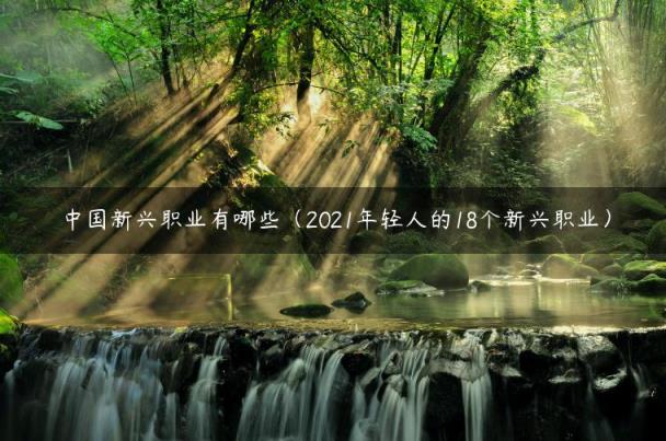 中国新兴职业有哪些（2021年轻人的18个新兴职业）