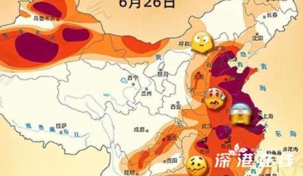 全国热哭预警地图,各地天气情况如何？？