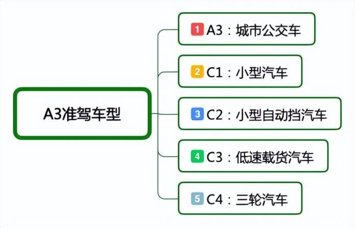 驾驶证的种类和准驾车型(驾照有17种，各自准驾车型明细)